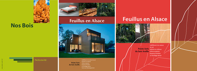 Proposition trois couverture différents
