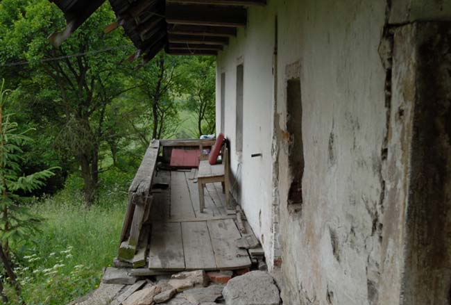 Terrasse fragile